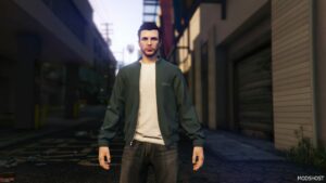 GTA 5 Player Mod: MP Male Custom Bomber Jacket (Image #4)