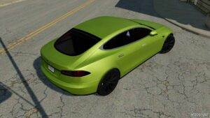 FS22 Tesla Car Mod: Model S 2014 (Image #3)