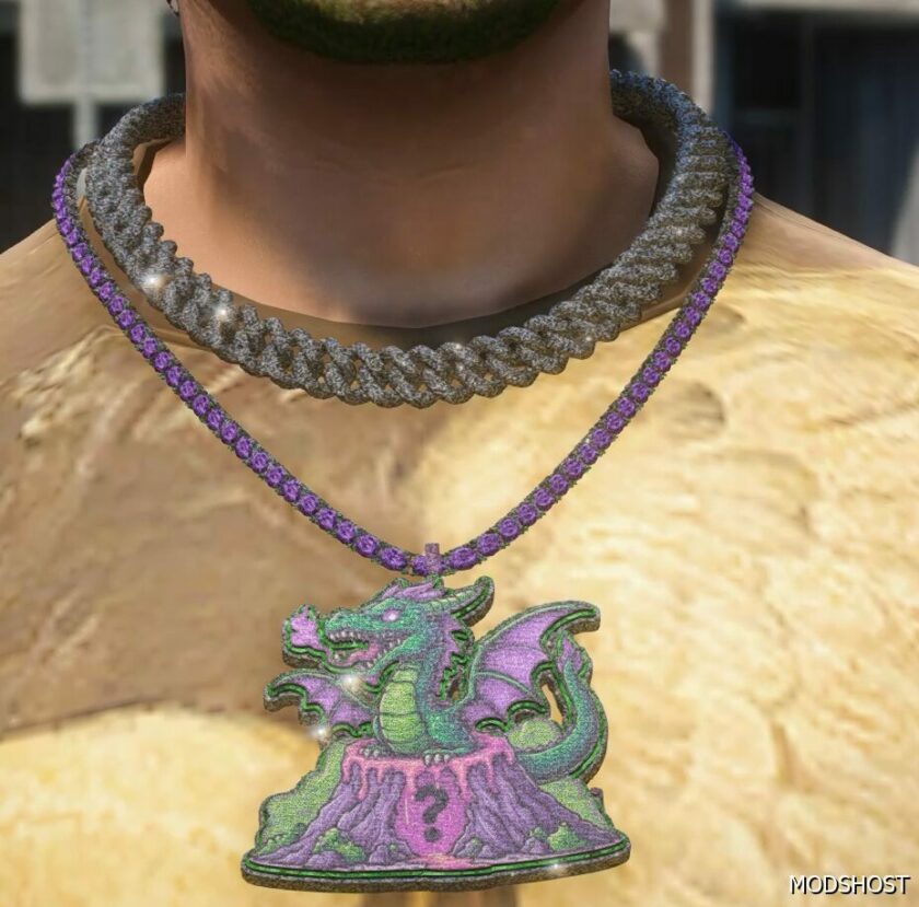 GTA 5 Player Mod: Riddle BOX Dragon Chain (Featured)