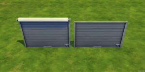 Sims 4 Full-Size Garage Doors from City Living Update mod