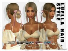 Sims 4 Luella Hairstyle mod