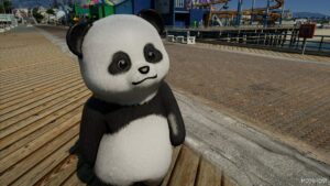 GTA 5 Player Mod: Panda MAN Add-On PED (Image #5)