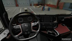 ETS2 Scania Mod: 2016 R&S Red Black LUX Interior 1.49 (Image #2)