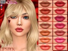 Sims 4 Amora Lipstick N197 mod
