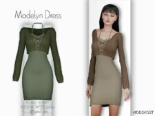 Sims 4 Madelyn Dress – CNA 375 mod