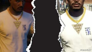 GTA 5 Never Give up Gold Chain for MP Male Sp/Fivem Ready mod