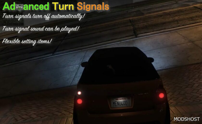 GTA 5 Advanced Turn Signals mod