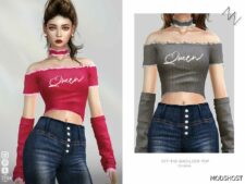 Sims 4 Off-The-Shoulder TOP mod