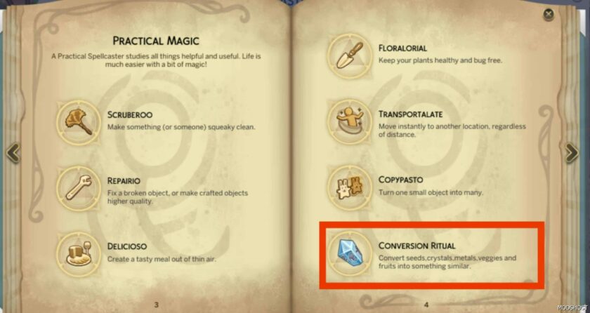 Sims 4 Conversion Ritual Spell mod