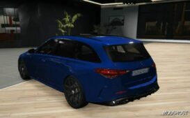 GTA 5 Vehicle Mod: Mercedes Estate C300 2022 Add-On /Replace V1.2 (Image #2)