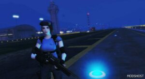 GTA 5 Player Mod: Jill Valentine Stars Outfit (Fortnite) Add-On PED (Image #4)