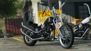 GTA 5 Harley Davision Custom 2 Add-On / Fivem / Livery V1.01 mod