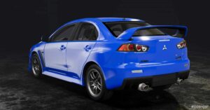 BeamNG Mitsubishi Car Mod: Lancer EVO V1.1 0.31 (Image #2)