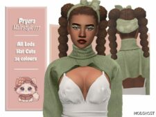 Sims 4 Pryera Hairstyle mod