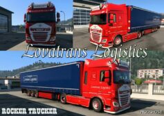 ETS2 Lovatrans Logistics Skin Pack mod