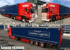 ETS2 Mod: Lovatrans Logistics Skin Pack (Image #2)