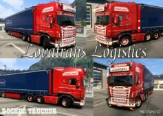 ETS2 Mod: Lovatrans Logistics Skin Pack (Image #3)