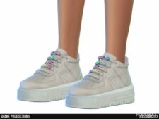 Sims 4 Female Shoes Mod: Sneakers (Female) – S012413 (Image #3)