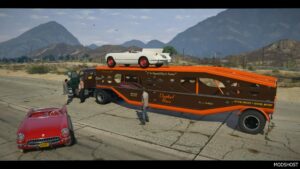 GTA 5 Vehicle Mod: 1947 MHS Car Carrier Trailer Add-On | Lods (Image #2)