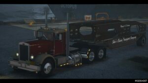 GTA 5 Vehicle Mod: 1947 MHS Car Carrier Trailer Add-On | Lods (Image #4)