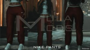 GTA 5 Nike Track Pants for MP Female mod