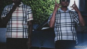 GTA 5 Player Mod: Burberry Polos for Mpmale (Image #3)