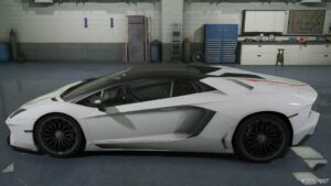 GTA 5 Lamborghini Vehicle Mod: 2018 Lamborghini Aventador S Roadster (Image #2)