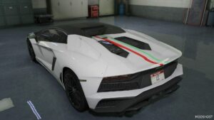 GTA 5 Lamborghini Vehicle Mod: 2018 Lamborghini Aventador S Roadster (Image #3)