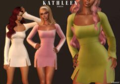 Sims 4 Kathleen Dress mod