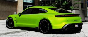 GTA 5 Porsche Vehicle Mod: Taycan Turbo S Brabus (Featured)