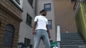 GTA 5 Player Mod: Cropped Boxy-Fitting T-Shirt MP Male (Image #2)