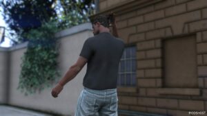 GTA 5 Player Mod: Cropped Boxy-Fitting T-Shirt MP Male (Image #5)