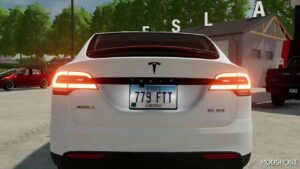 FS22 Tesla Car Mod: Model X 2017 Edited (Image #3)