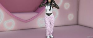 GTA 5 Player Mod: Sanrio PJS for MP Female (Image #2)