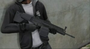 GTA 5 Weapon Mod: MW2 2022 TAQ-56 Animated (Image #4)