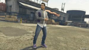 GTA 5 Player Mod: Johnny GAT from Saints ROW 3 Remastered (HD Model) Add-On PED V1.2.0.1 (Image #4)