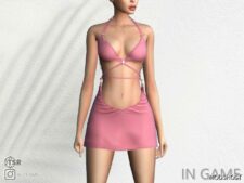 Sims 4 Female Clothes Mod: Sl_Dress_83 (Image #2)