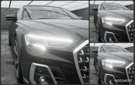 BeamNG Audi Car Mod: A8L (D5) Facelift 2022 V1.1 0.31 (Image #3)