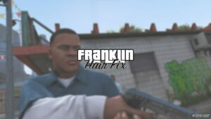 GTA 5 Franklin Hair FIX mod