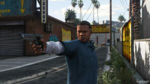 GTA 5 Player Mod: Franklin Hair FIX (Image #4)