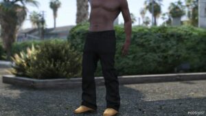 GTA 5 Player Mod: Sagged Flared Sweatpants MP Male (Image #5)