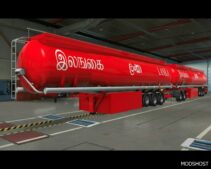 ETS2 Skin Mod: Ceypetco Fuel Tanker Trailer 1.49 (Image #2)