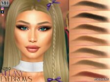 Sims 4 Melany Eyebrows N289 mod