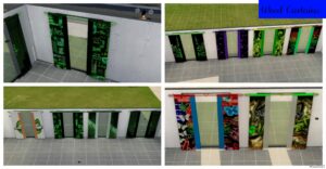 Sims 4 Weed Curtains mod