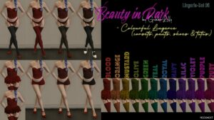 GTA 5 Player Mod: Beauty in Dark – Lingerie + Tutus + Shoes for MP Female (Featured)