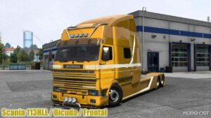 ATS Scania 113HLL / Bicuda / Frontal V1.1 1.49 mod