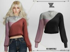 Sims 4 Veronica Wool Sweater mod