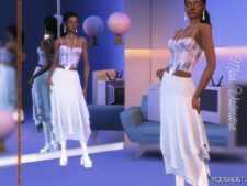 Sims 4 Everyday Clothes Mod: Stella Dress-Outfit (Image #2)