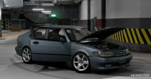 BeamNG Saab Car Mod: 9-3 Aero Coupe 1999 0.31 (Image #2)