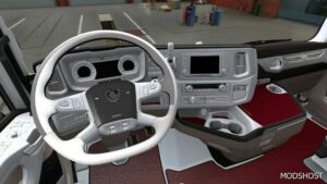 ETS2 Interior Scania R & S White Red 1.49 mod